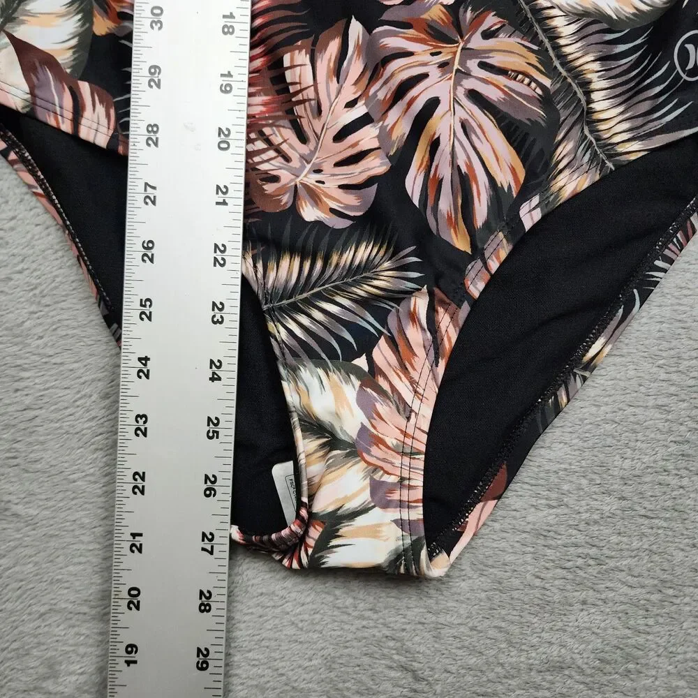 Hurley Womens S One Piece Swimsuit Floral Design NWT Beach Pool Summer Style